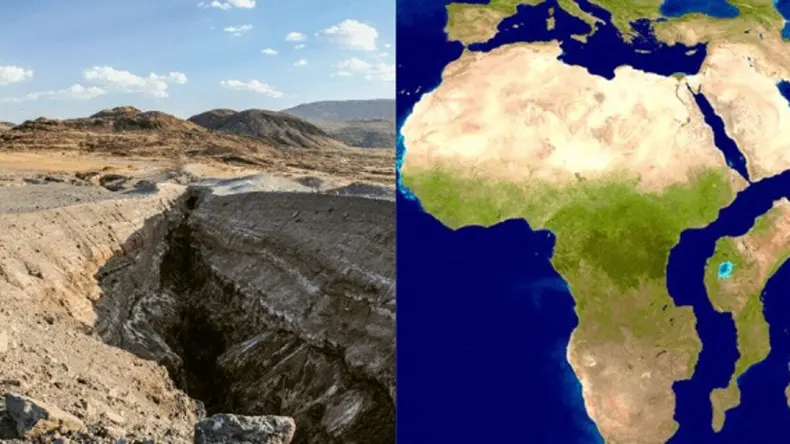 NOTICIA: África se divide en dos el continente podría partirse y nacer un nuevo océano África se divide en dos el continente podría partirse y nacer un nuevo océano