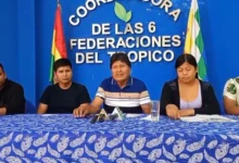 Marcha Evista desafía el estado de excepción en Cochabamba