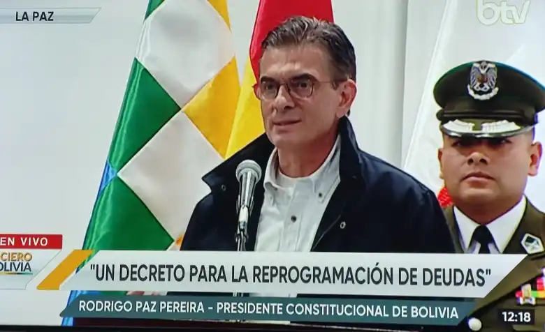 NOTICIA: Decretos por la crisis: Rodrigo Paz lanza plan económico Decretos por la crisis: Rodrigo Paz lanza plan económico